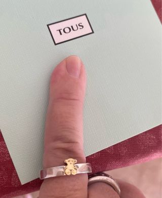 Anillo plata Tous