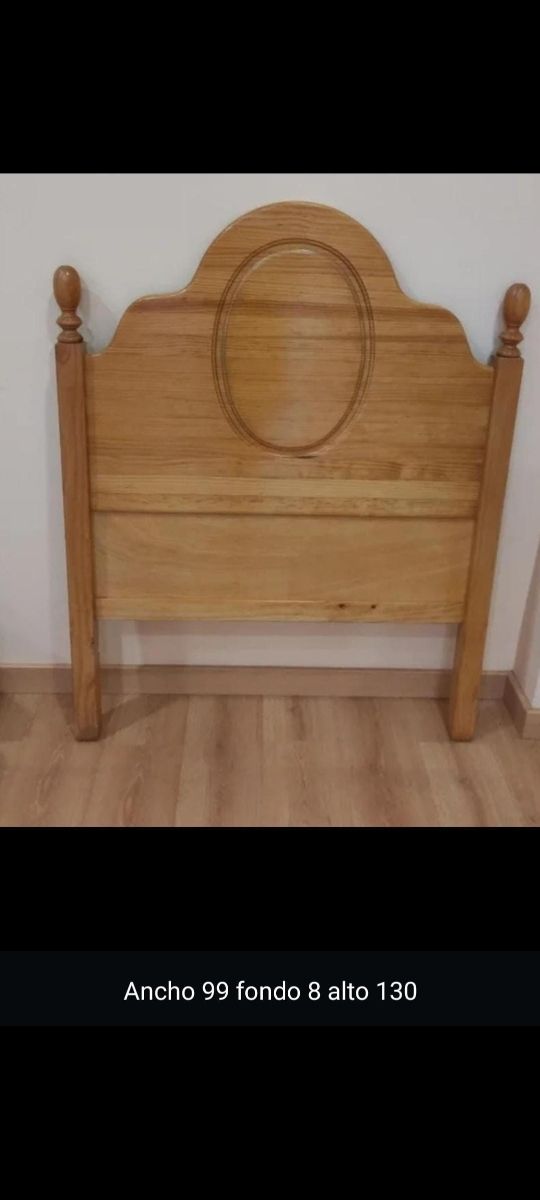 Cabecero de cama de madera