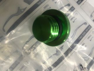 Tapon Aceite Verde Aluminio Kawasaki ER6N KL650