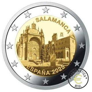 Paloma - 3 Monedas de 2€ Salamanca 2025