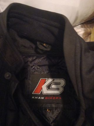 Chaqueta Moto K3B Negra