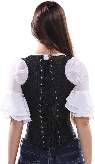 Corset Chaleco Jacquard, nuevo, talla L