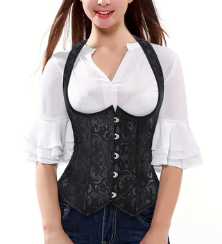 Corset Chaleco Jacquard, nuevo, talla L