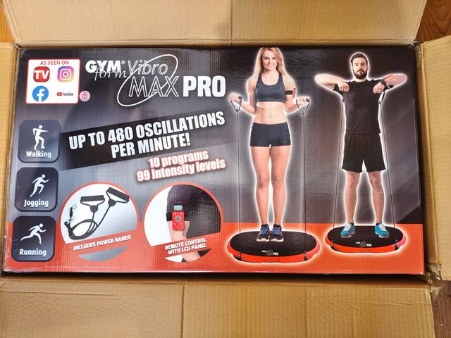 Plataforma Vibratoria Gymform Vibro Max Pro