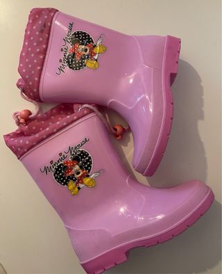 Stivali pioggia Minnie Mouse rosa