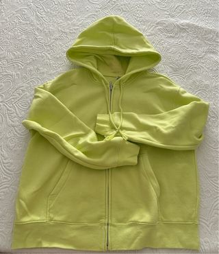 Sudadera niña verde lima talla XS