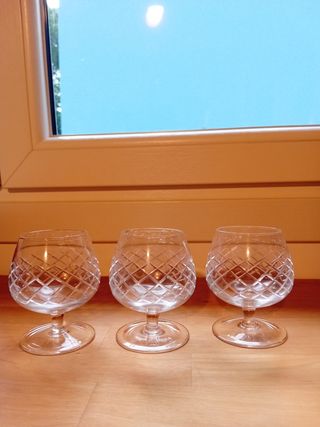 3 Bicchieri Cognac Vintage