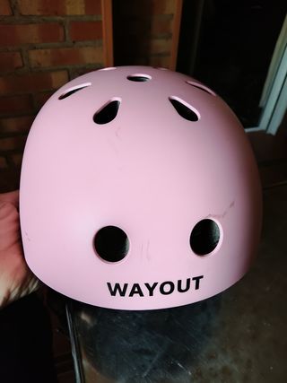 Casco rosa WAYOUT para bici o patines
