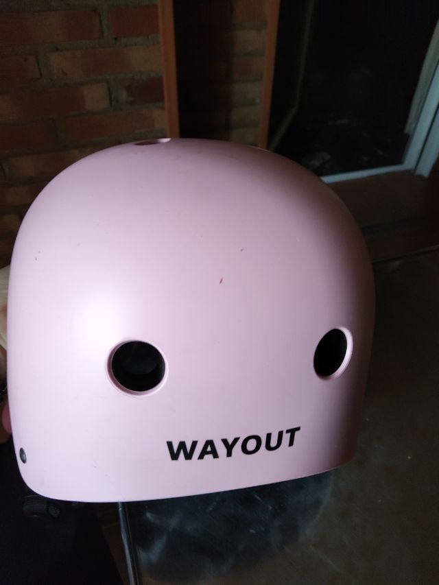 Casco rosa WAYOUT para bici o patines
