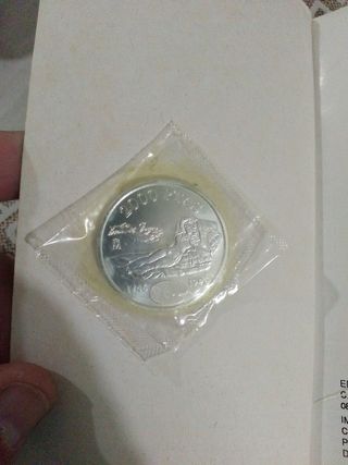 Moneda 2000 Pesetas Plata