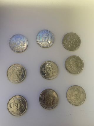 Monedas de Fútbol Colección 2000