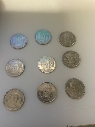 Monedas de Fútbol Colección 2000