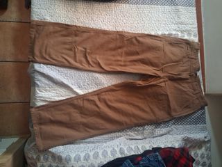 Pantalón H&M Loose Fit Marrón