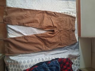 Pantalón H&M Loose Fit Marrón