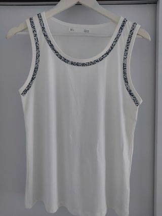 Camiseta Sfera Tirantes Blanca