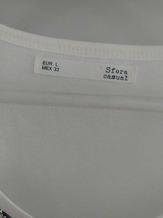 Camiseta Sfera Tirantes Blanca