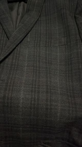 Americana H&M cuadros azul oscuro Talla M