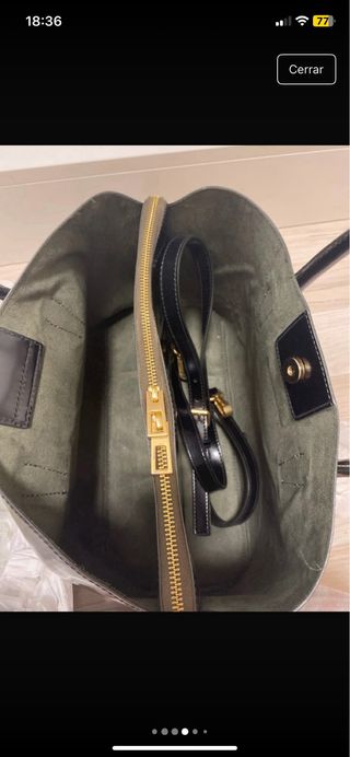 Bolso charol Bimba y Lola negro