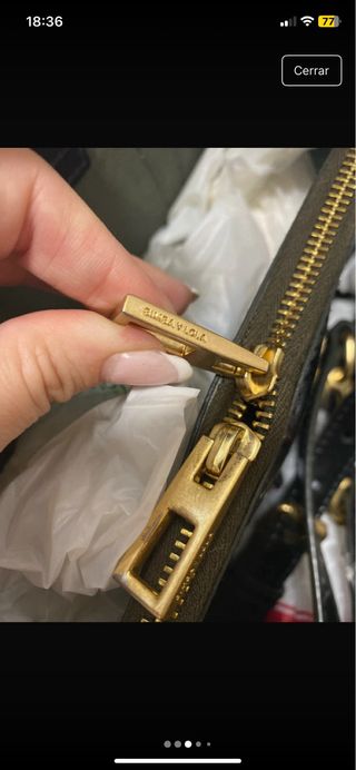 Bolso charol Bimba y Lola negro