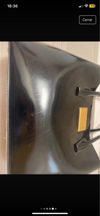 Bolso charol Bimba y Lola negro