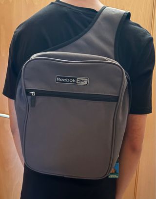 Mochila Bandolera Reebok Gris