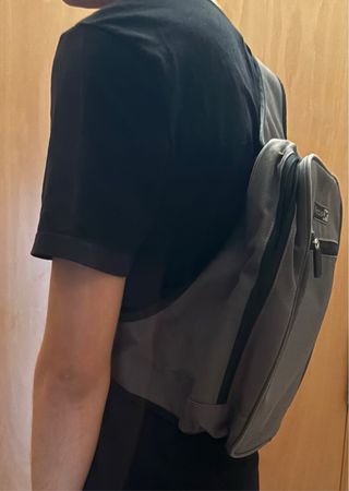 Mochila Bandolera Reebok Gris