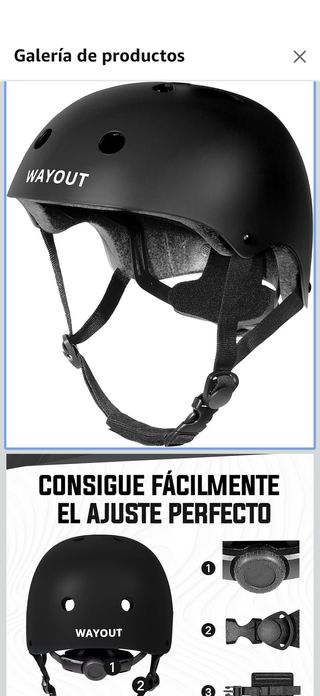Patinete eléctrico y casco