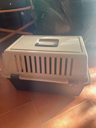 Transportín Mascotas Outtech Gris y Negro