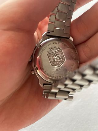 TAG Heuer Chrono - Plata y Blanco