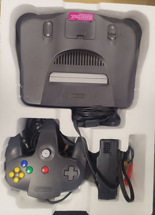 Consola Nintendo 64 Gris y Multicolor