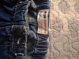 Pantalón parachute denim Bershka
