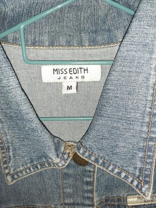 Giubbino jeans donna Miss Edith blu