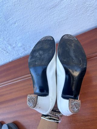 Zapatos de baile blancos número 32