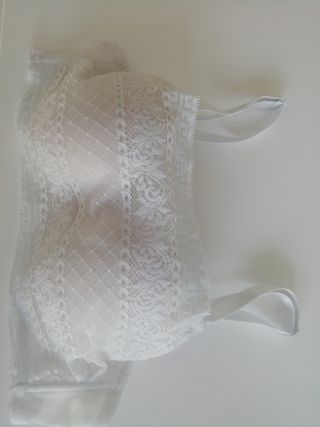 Sujetador blanco talla 85B