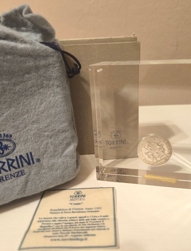 Moneta Argento Cotale Fiorentino 1503