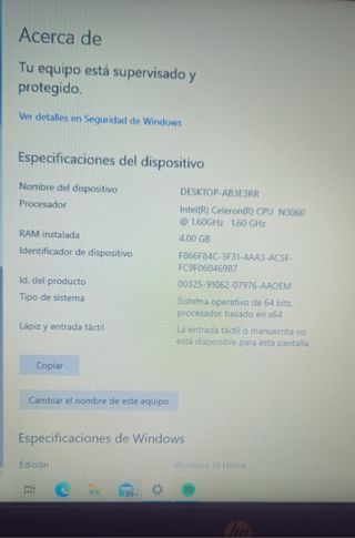Portátil HP Morado