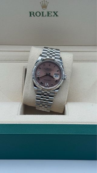 Rolex Datejust 36 acero Esf. Rosa 2021
