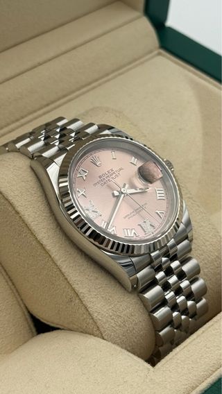 Rolex Datejust 36 acero Esf. Rosa 2021