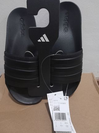Chanclas Adidas Adilette Shower Negras Talla 40.5
