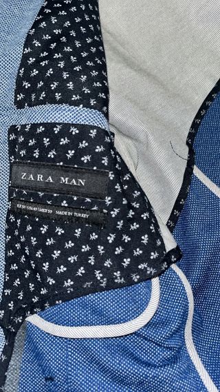 Americana Zara Azul Talla 50