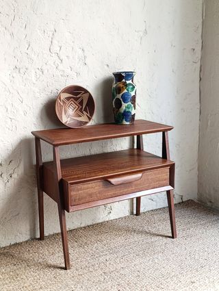 Mesa de noche Danesa - Vintage 60s