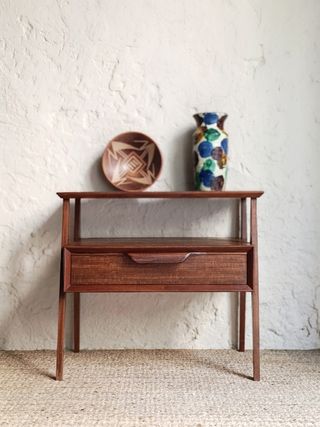 Mesa de noche Danesa - Vintage 60s