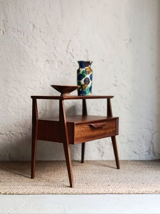 Mesa de noche Danesa - Vintage 60s