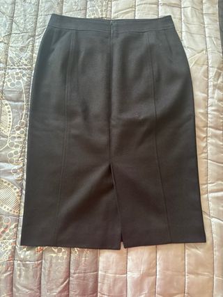 Falda tubo Carolina Herrera negra