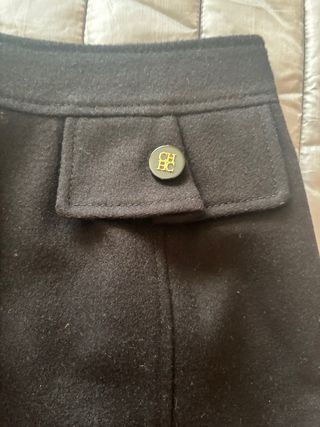 Falda tubo Carolina Herrera negra