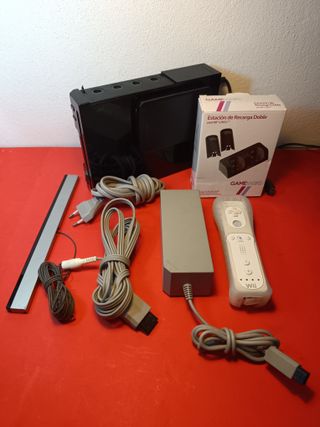 Consola Wii Negra Completa + 36 Juegos