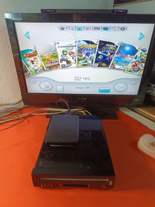 Consola Wii Negra Completa + 36 Juegos