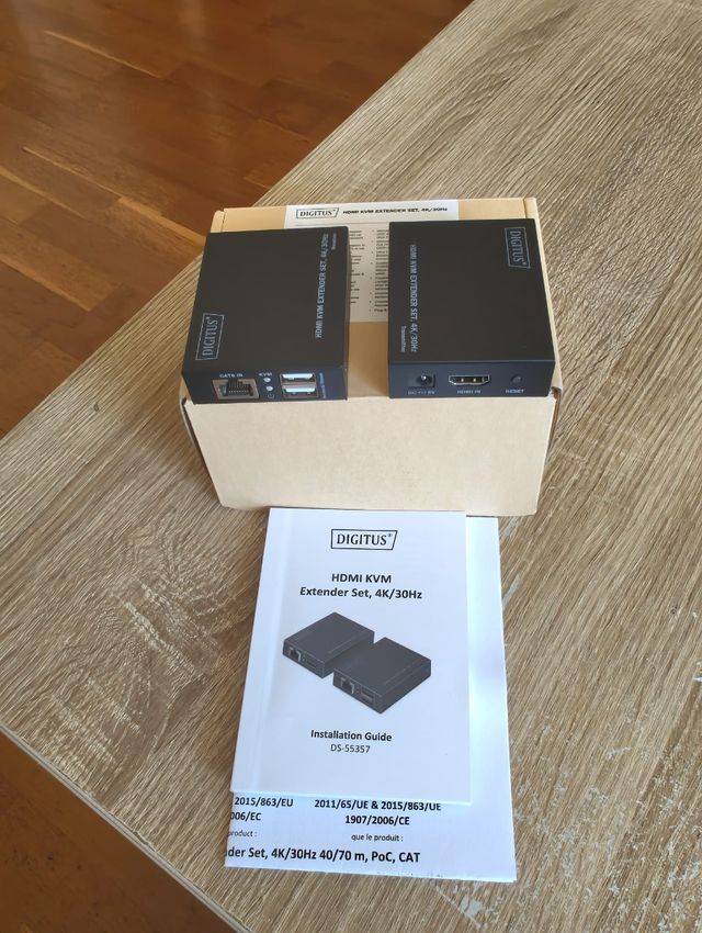 DIGITUS Extensor HDMI KVM 4K/30Hz