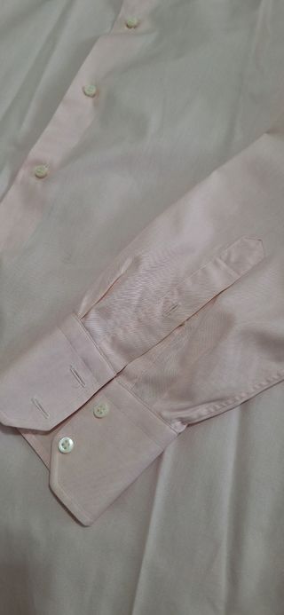 Camicia uomo classica rosa pallido