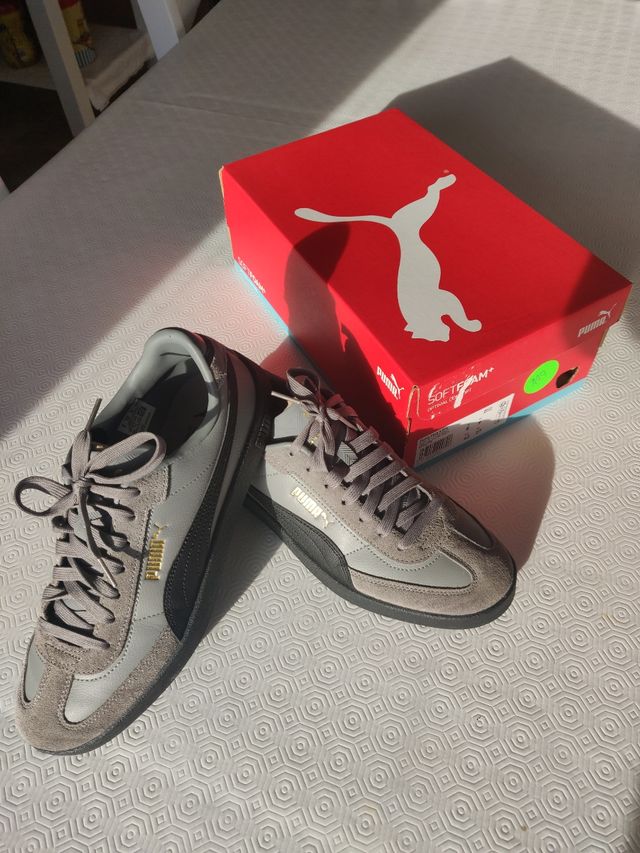 Zapatillas Puma Hombre Grises y negras.